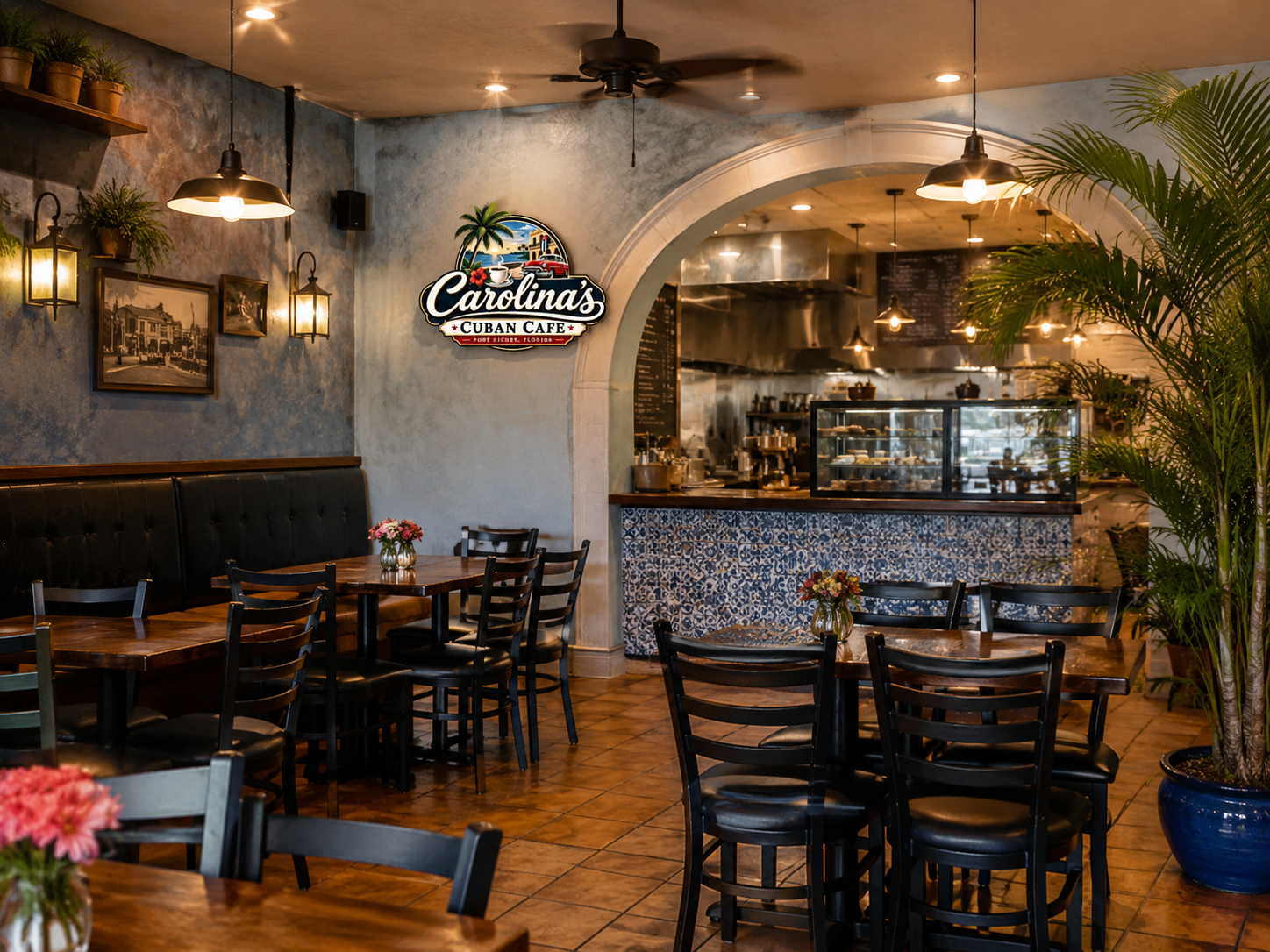 Dining room at Carolina’s Cuban Cafe
